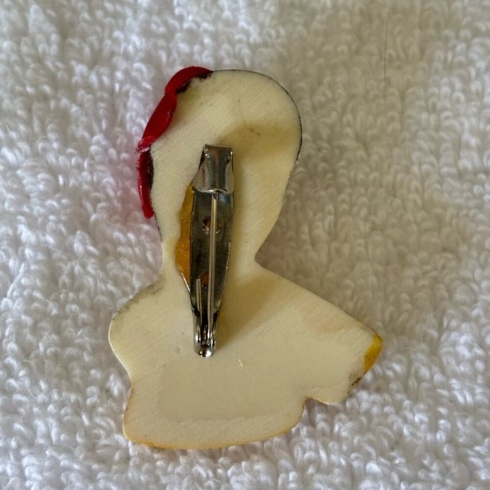 Vintage retro flamenco dancer brooch - Picture 9 of 10